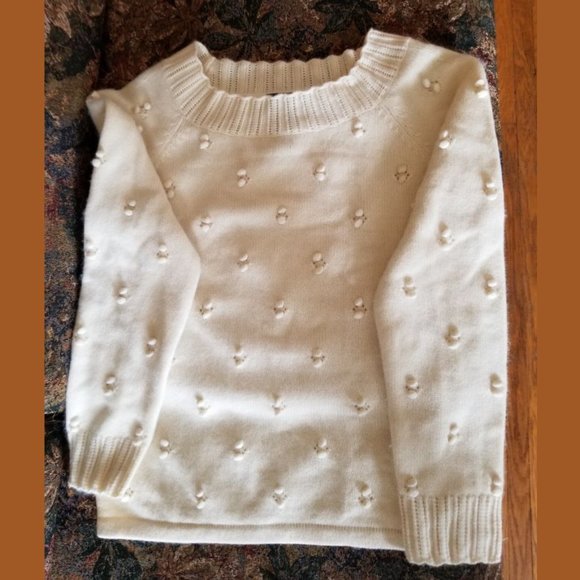 Vintage 90s, soft angora sweater, M, S, Jones of New York, bobble pattern f & b - Picture 3 of 7
